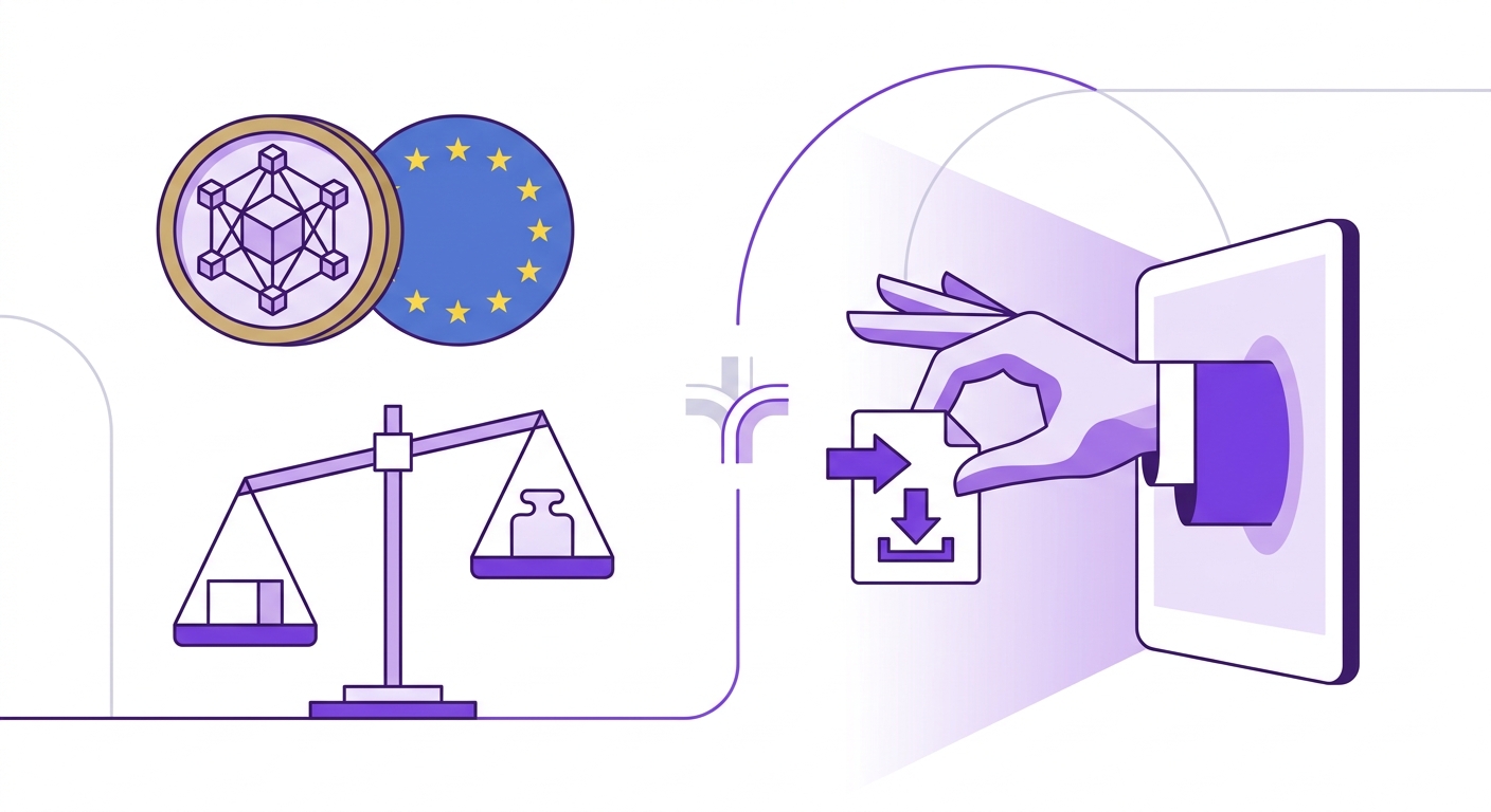 Binance staat op één beslissing van een EU-exit. Exporteer eerst je data